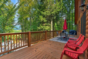 Hilltop Andrews Log Cabin with Game Room and Views